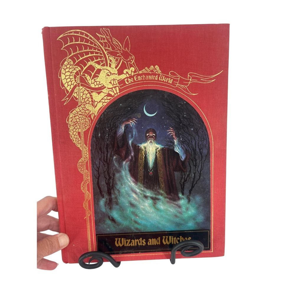 Time Life Books The Enchanted World Wizards and Witches Hardcover Red 1984